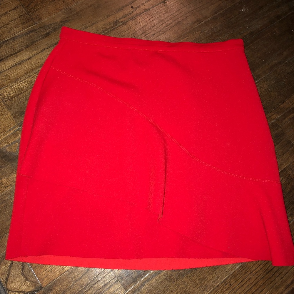 Topshop red/coral skirt